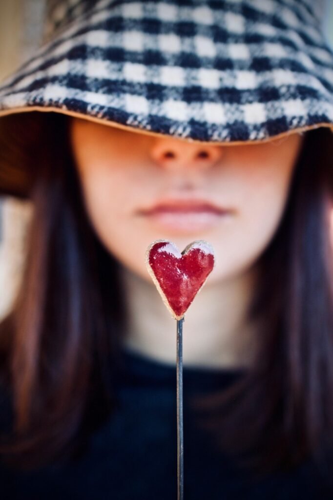 heart, saint valentine's day, woman, love, portrait, girl